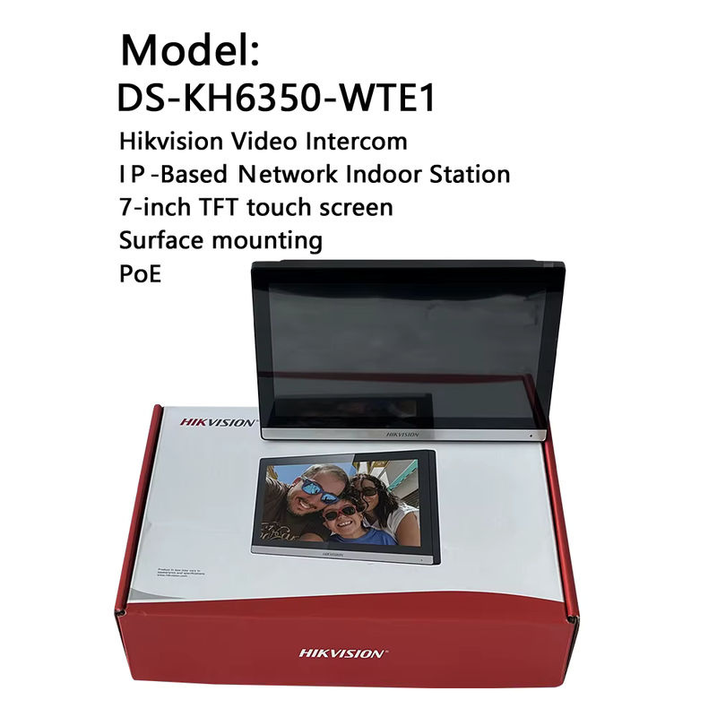 Hikvision DS-KH6350-WTE1 Video-Gegensprechanlage IP-Innenstation mit 7-Zoll IPS Touchscreen, WLAN und PoE - Bild 5