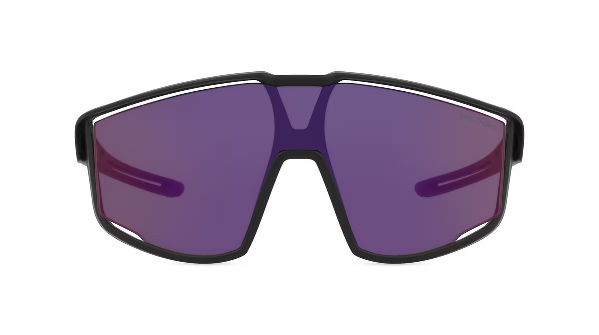 Julbo FURY S Kinder-Sonnenbrille, Halbrand, Oval, Kunststoff, Schwarz - Bild 1