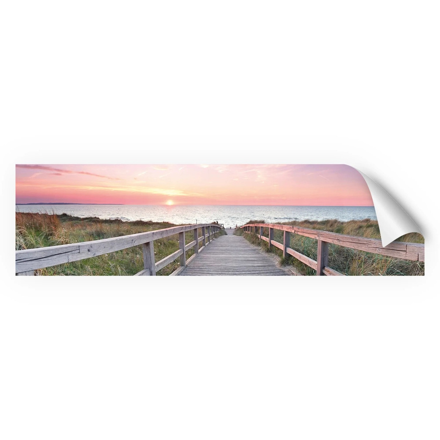 Myspotti Küchenrückwandfolie Ostseestrand in Tile-Look, selbstklebend, multicolor, B: 220 cm, H: 60 cm - Bild 2