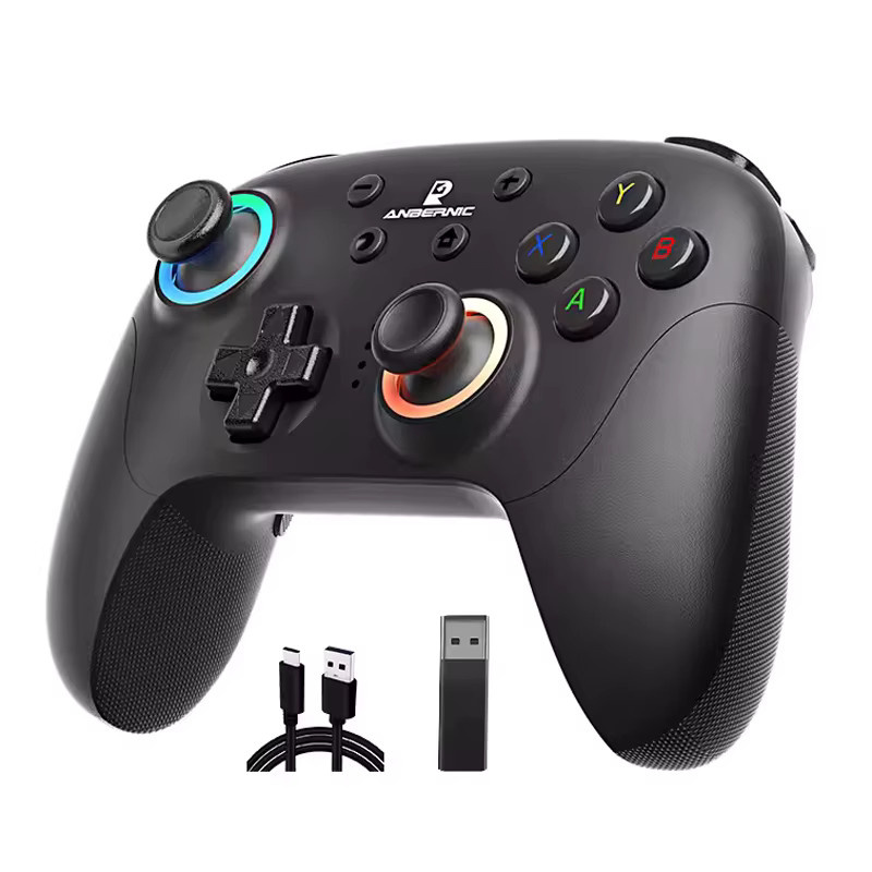 AyeBeau Bluetooth Gaming Controller Schwarz für Nintendo Switch, PC, Android und iOS mit USB-Verbindung - Bild 4