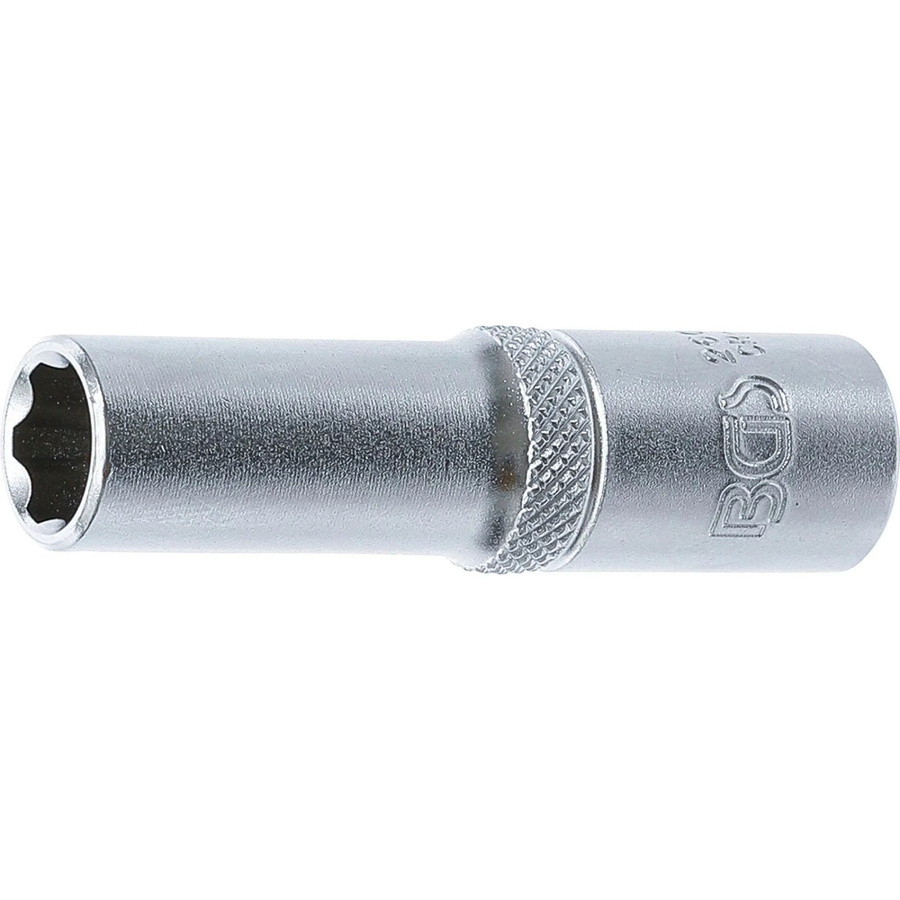 BGS Steckschlüssel-Einsatz Super Lock tief mit 3/8 Zoll Antrieb und 10 mm Schlüsselweite in Silber - Bild 2
