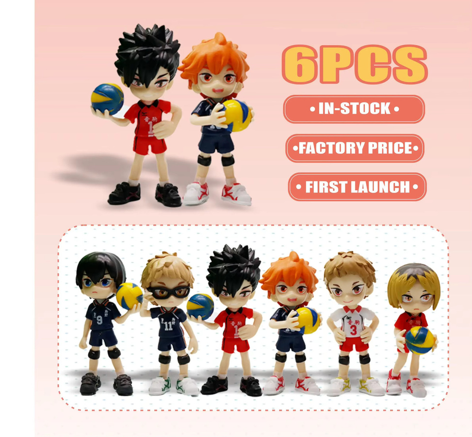 Bandai Haikyuu!! Hinata Shōyō & Kageyama Tobio Chibi Anime-Figuren, 6-8-teilige Sammlung - Bild 2