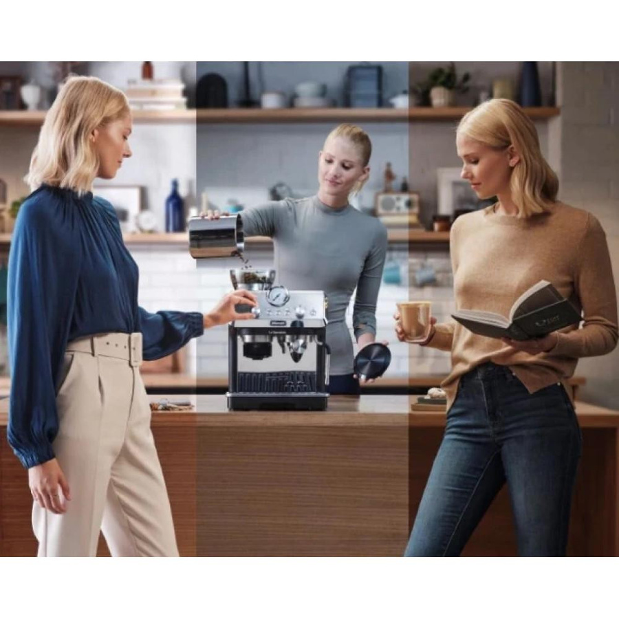 DeLonghi La Specialista Arte EC9155.MB Siebträgermaschine in Metallic-Grau und Schwarz - Bild 4