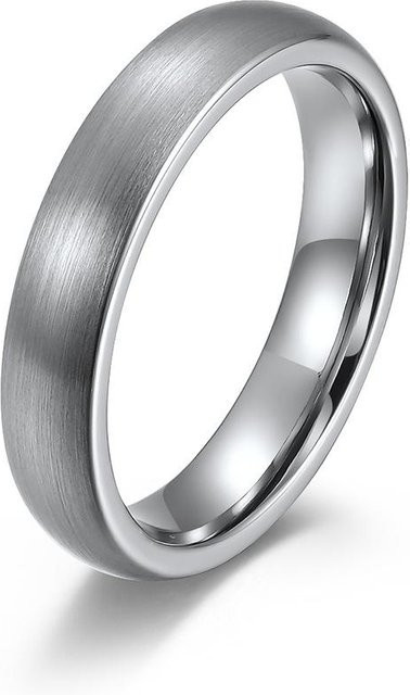 Wolframring, goldfarben, matt gebürstet, Unisex - Bild 1