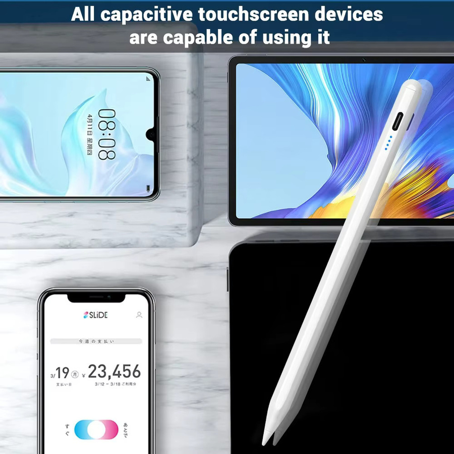 READYYEAH Universeller Stylus-Stift mit kapazitiven Handschuhen für Android, Samsung, Huawei, Xiaomi, VIVO und OPPO Tablets und Smartphones in Grün oder Weiß - Bild 2