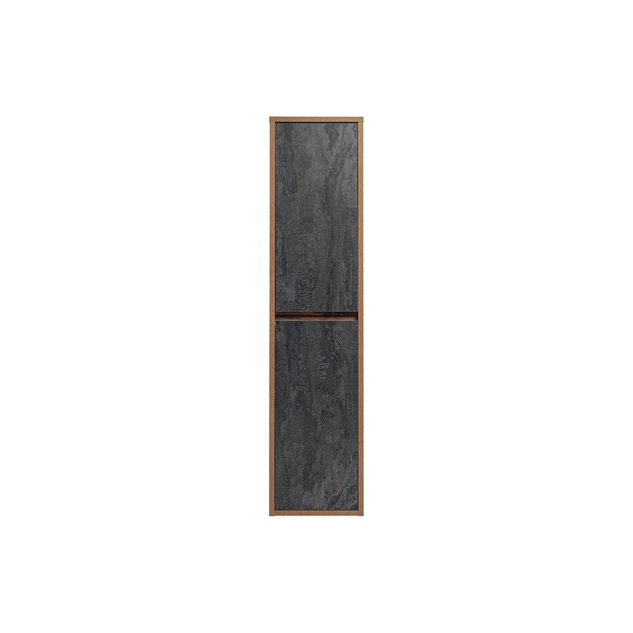 Vente-unique Badschrank Tikitiki in Anthrazitgrau und Naturfarben, Breite: 40 cm - Bild 2