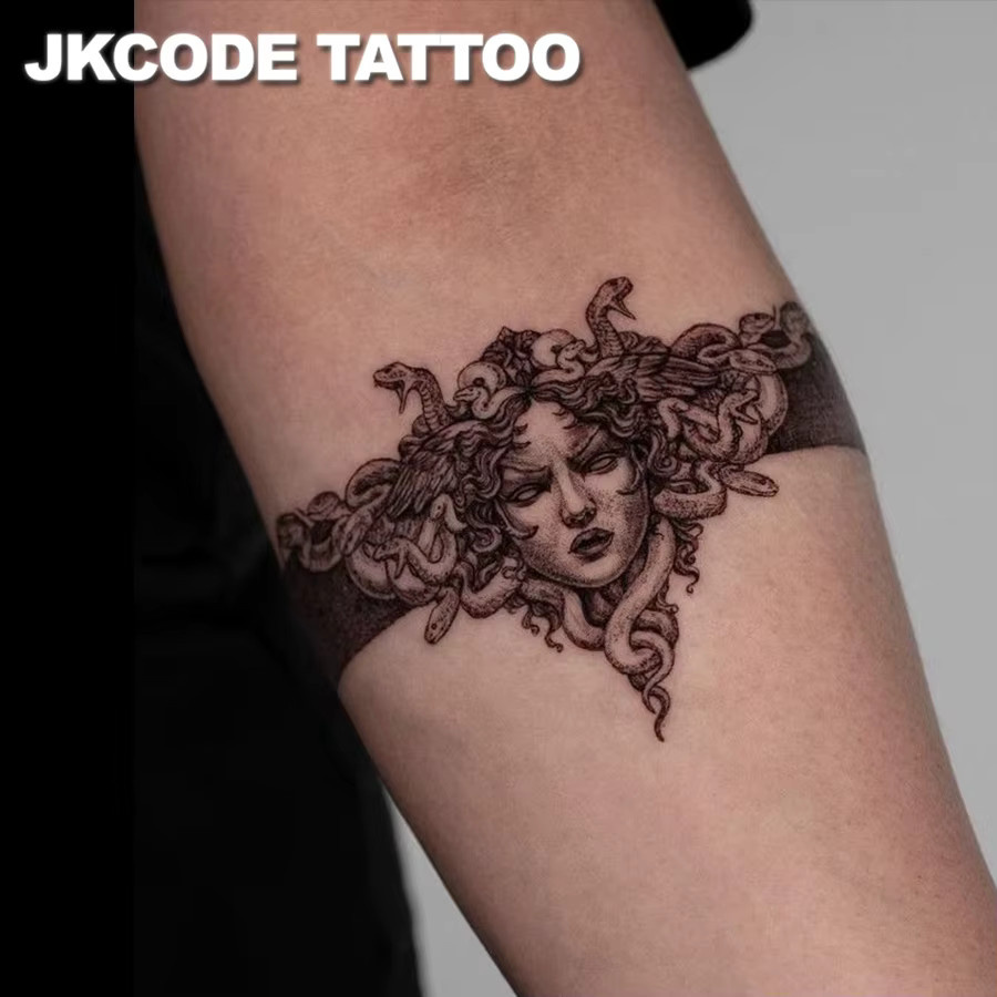 JKCODE TATTOO Medusa Tattoo-Armband, Unisex - Bild 2