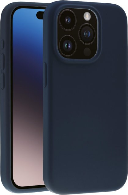Vivanco Mag Hype Cover Handyhülle für iPhone 15 Pro mit Magnetic Wireless Charging Support, Blau - Bild 1