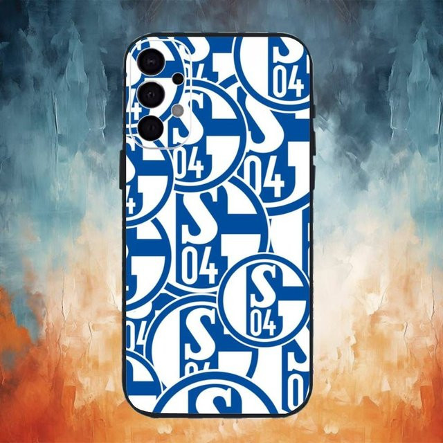 Schalke 04 Team Handyhülle für Samsung Galaxy S26 S25 S24 S23 S22 S21 S20 S10 S9 Ultra Plus Lite in Schwarz - Bild 1