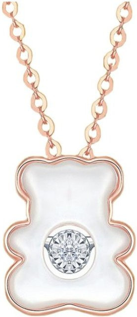 Anhänger Smart Bär, 750 Gold, Zirkonia, Damen - Bild 1