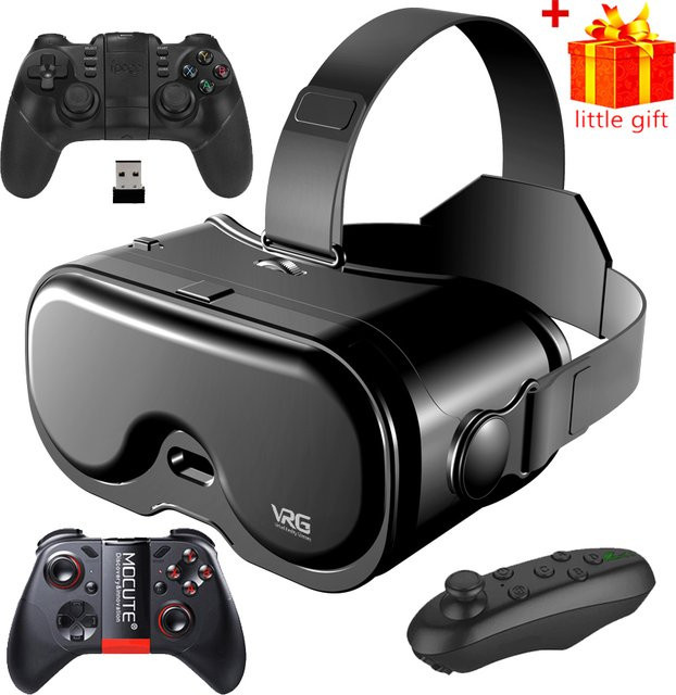 AyeBeau VR Headset Virtual Reality 3D Brille für Smartphones in Schwarz - Bild 1
