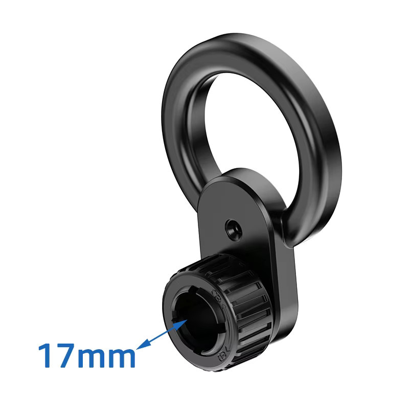 Untoom Magnetische Autohalterung Basis kompatibel mit MagSafe iPhone 17 16 Pro Max, Universal Autotelefonhalterung mit Gelenkkugel, Schwarz - Bild 2