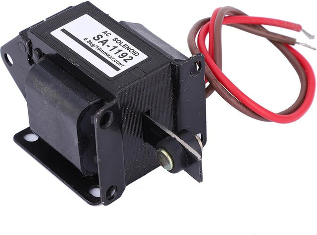 Painter Solenoid Elektromagnet SA 1192 AC Push-Pull-Typ 220VAC Schwarz 7,8N Hub 10mm - Bild 1