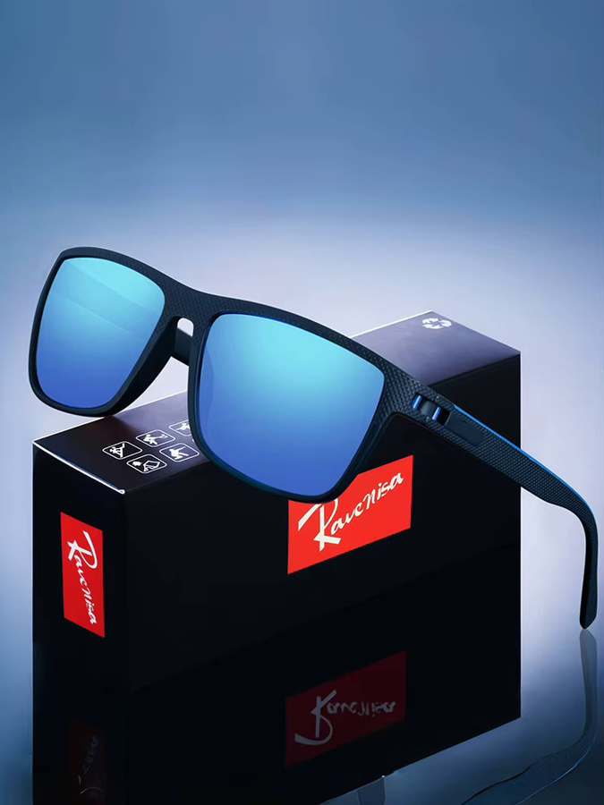 Ravenisa Sonnenbrille, quadratisch, Vollrand, Kunststoff, schwarz, Unisex - Bild 5