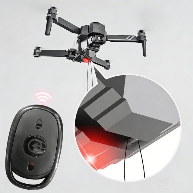 Universal Drone Air Dropper Werfer System mit 2,4 GHz Fernbedienung für allgemeine Nutzlast in Schwarz - Bild 1