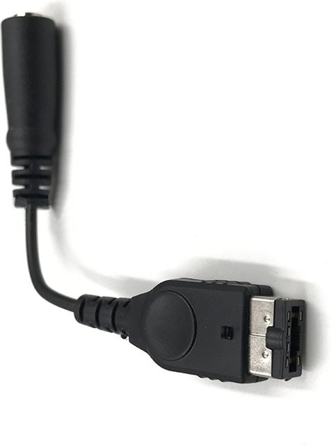 OULLX Audiokabel 3,5 mm Klinke für Gameboy Advance GBA SP auf Kopfhörer Adapter, Schwarz - Bild 1