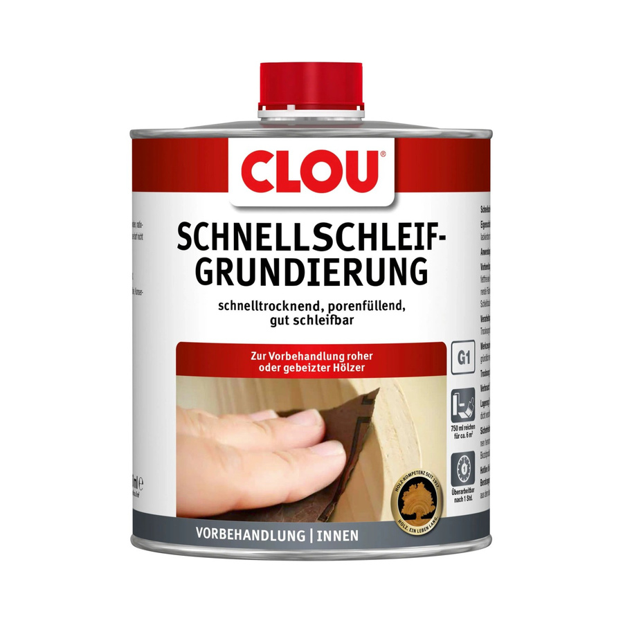 Clou Schnellschleif-Grundierung Transparent 750 ml - Bild 2