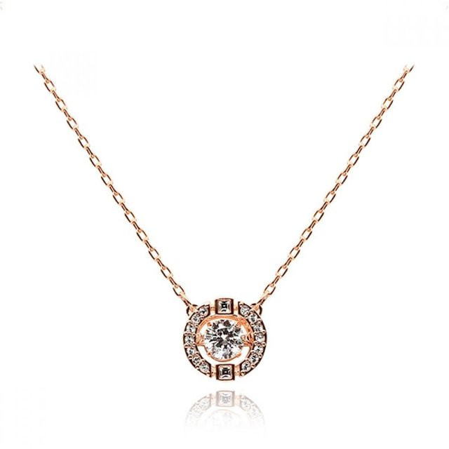 Swarovski Halskette, Kristall, Roségold, Damen - Bild 1