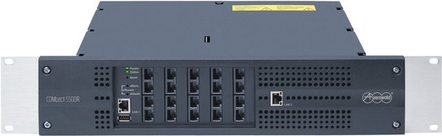 Auerswald COMpact 5500R IP-Telefonanlage (IP-PBX) für die Rack-Montierung (2U) mit 2 x 10/100 Ethernet/LAN - Bild 1