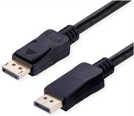 Secomp DisplayPort Anschlusskabel Schwarz, 3m, 16K UHD - Bild 1