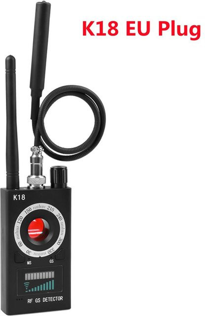 LS VISION K18 Multifunktions-Anti-Spionage-Gerät zur Erkennung von Funkkameras, Audio-Bugs und GPS-Signalen im Bereich 1 MHz-6,5 GHz, Schwarz - Bild 1