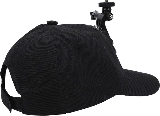 ZuiyouPet1 Baseballkappe mit Action-Kamera-Halterung für ONE X X2 X3 X4 Kameras in Schwarz - Bild 1