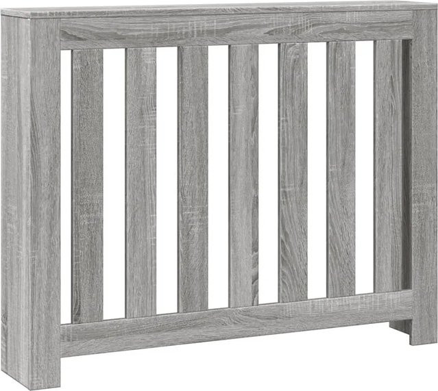 vidaXL Heizkörperverkleidung in Grau Sonoma mit modernem Latten-Design aus Holzwerkstoff, B/T/H: 104 x 20 x 82 cm - Bild 1
