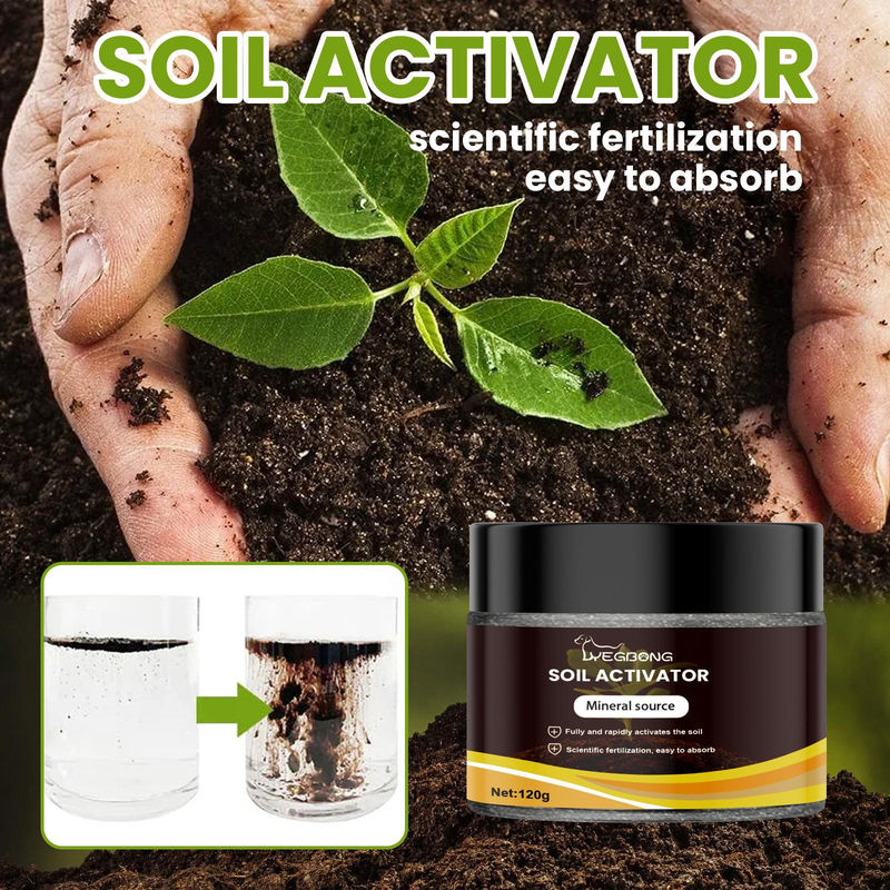 YEGBONG Plant Tonic Bodenaktivator und Bodenverbesserer in Schwarz, 2 x 120 g - Bild 4