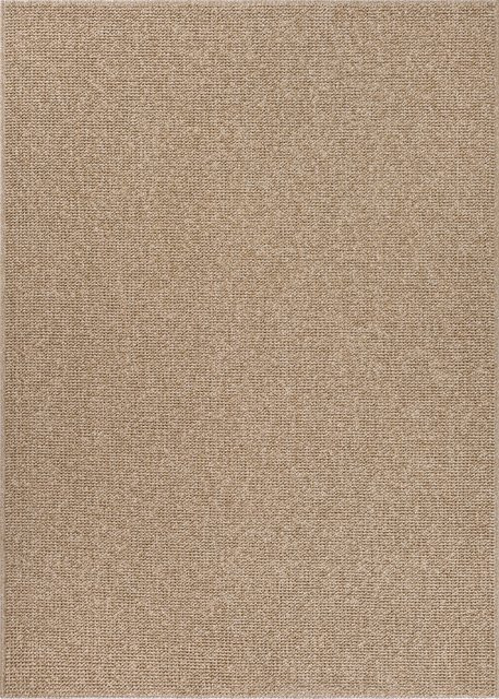 Moderner Teppich KOS in Braun und Beige, rechteckig, maschinengefertigt aus Polypropylen - Bild 1