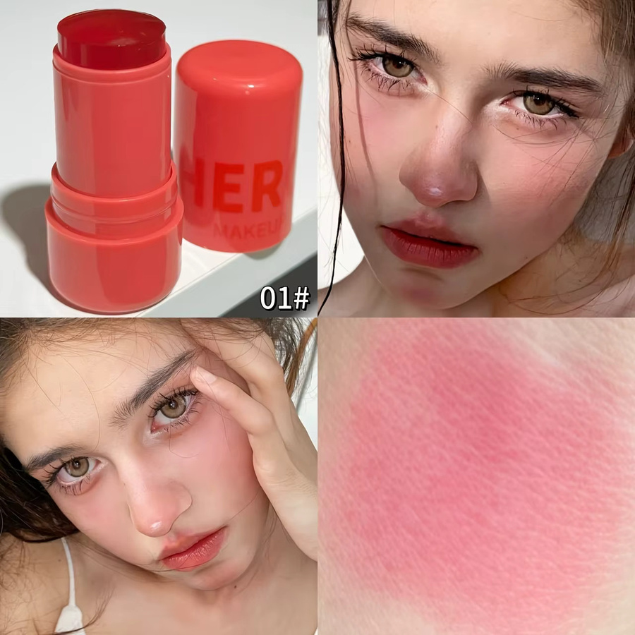 Herorange Milch-Gelee Aquarell-Rouge-Stift, Gel, Glänzend - Bild 2