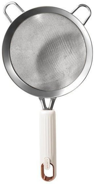 Kuhn Rikon Multifunktionales Feinmaschiges Sieb aus Edelstahl mit Griff, Farbe: Silber/Grau, B/T/H: 32,0 x 18,0 x 7,0 cm - Bild 1