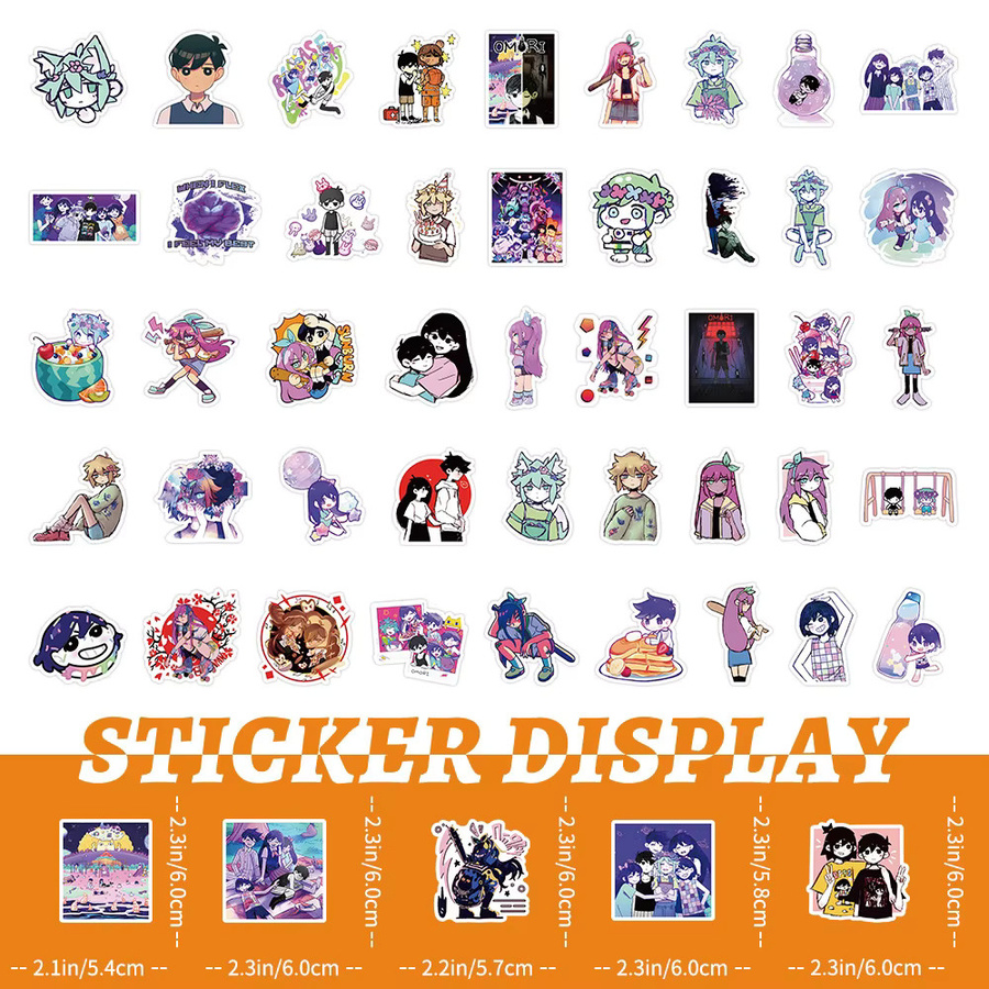Charile Omori Anime Aufkleber, Cartoon Decal, wasserdicht, 10/30/50 stücke - Bild 3