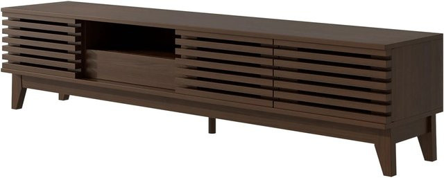 okwish TV Schrank mit Schubladen und Türen für dein Wohnzimmer in Braun, B/T/H: 170 x 35 x 40 cm - Bild 1