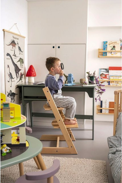 Stokke Tripp Trapp Treppenhochstuhl aus Buchenholz in Braun - Bild 1