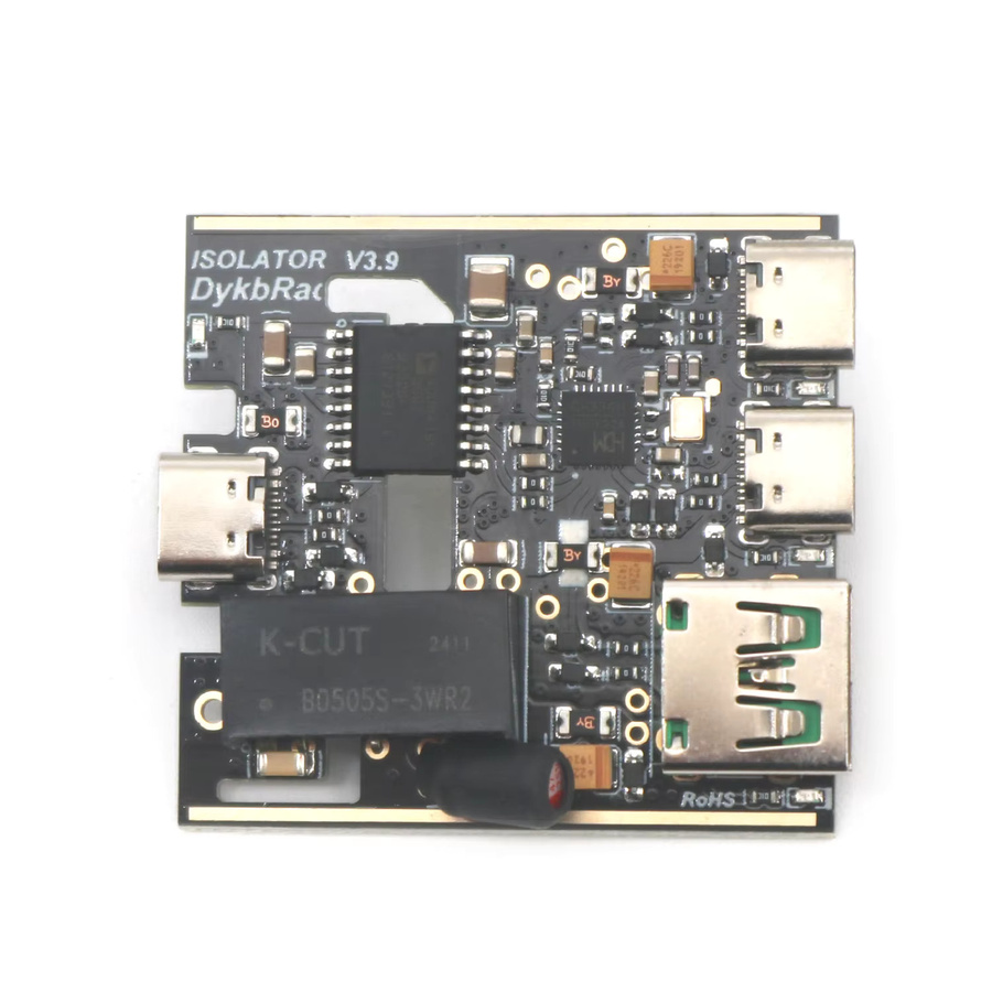 Dykbcells Adum4160 Typ-C USB Digital Isolator Adapter für Daten-Debugging und Signal-Audio-Power-Isolierung in Schwarz - Bild 3