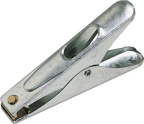 Lorch Masseschnellklemme 550.0103.0 aus Messing in Silber - Bild 1