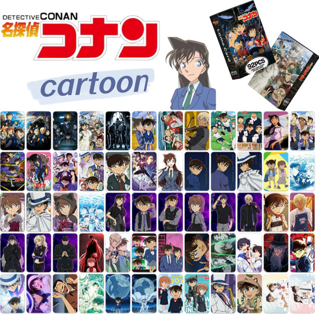 Bandai Detective Conan Postkarten, 92-teiliges Set - Bild 1