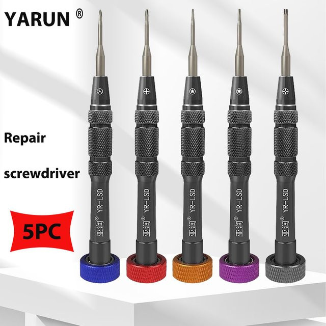 YARUN Mini-Schraubendreher aus hochhartem Material für die Reparatur von iPhone, iPad, Handy, Computer und Uhren - Bild 1