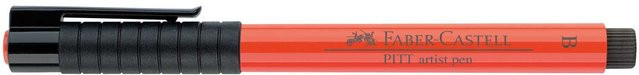 Faber Castell PITT artist pen brush Tintenzeichner in Scharlachrot für Profis - Bild 1
