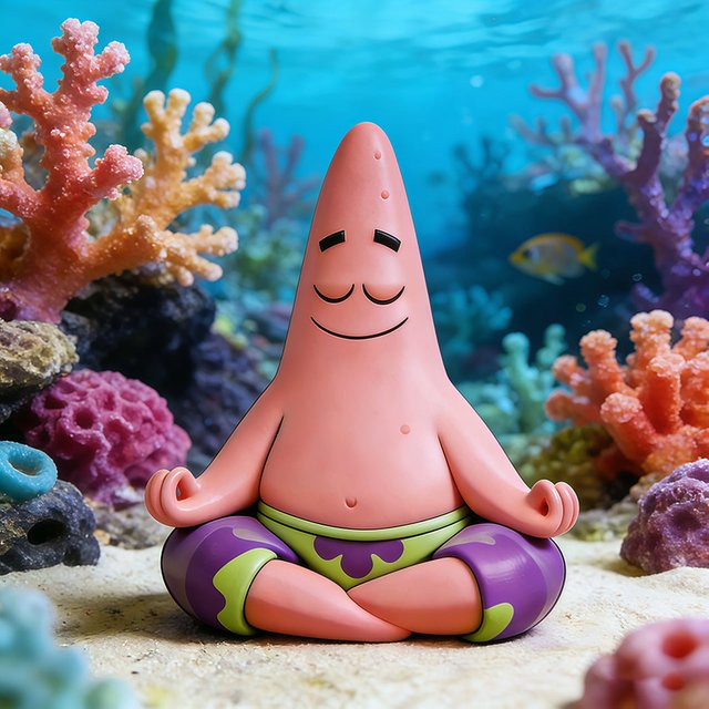 Bandai Spongebob Patrick Star Figuren, Einzelfigur, Meerestiere - Bild 1