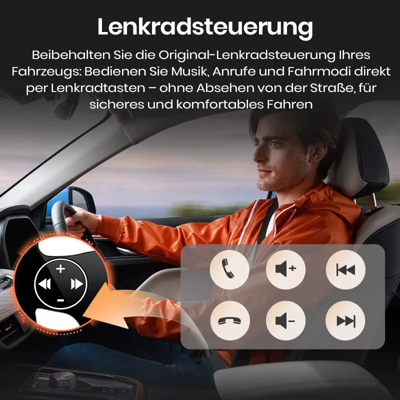 Junsun Android 15 Autoradio für Citroen C4 C-Triomphe Quatre 2004-2014 mit 9 Zoll IPS-Bildschirm, kabellosem Apple CarPlay und Wi-Fi in Schwarz - Bild 5