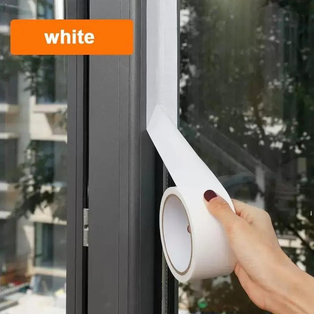 MGB Fensterdichtungsband selbstklebend weiß, winddicht und wasserdicht, Breite: 5 cm, Länge: 20 m - Bild 1
