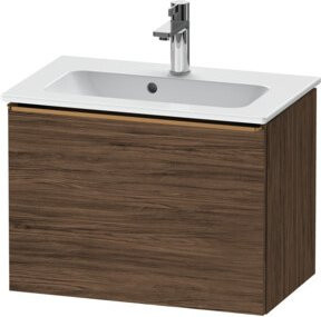 Duravit Waschtischunterschrank D-Neo Compact, Wandhängend, Braun Matt, B/T/H: 61 x 37,2 x 44 cm - Bild 1