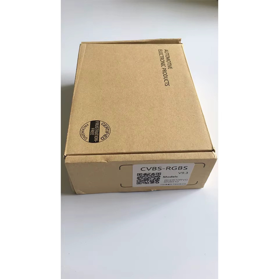 HIRIOT V 9,3 CVBS RGB Adapter und AV zu RGB Konverter für VW Volkswagen RNS510 RNS315 mit Flip Logo Kamera in Schwarz - Bild 2