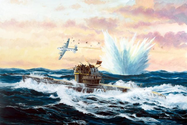 Revell German Submarine Type VII C/41, Starter Kit, 1:350, ab 14 Jahren - Bild 1