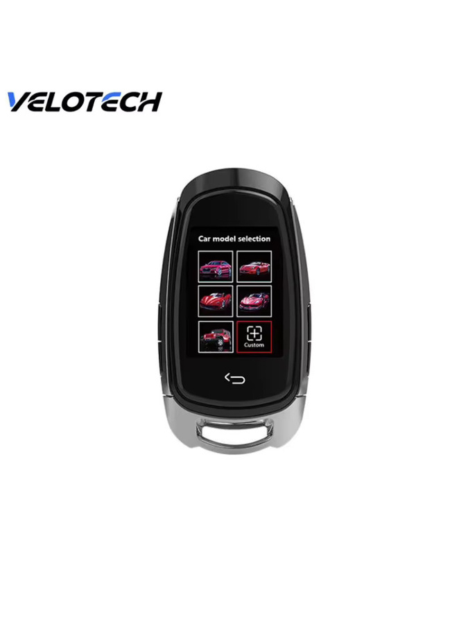 velotechrudy SK05 LCD Smart Auto Schlüssel Fernbedienung in Schwarz für Audi, BMW, Benz, Ford, Toyota, Honda, BYD, Tesla, Land Rover, Lamborghini und Volkswagen - Bild 3