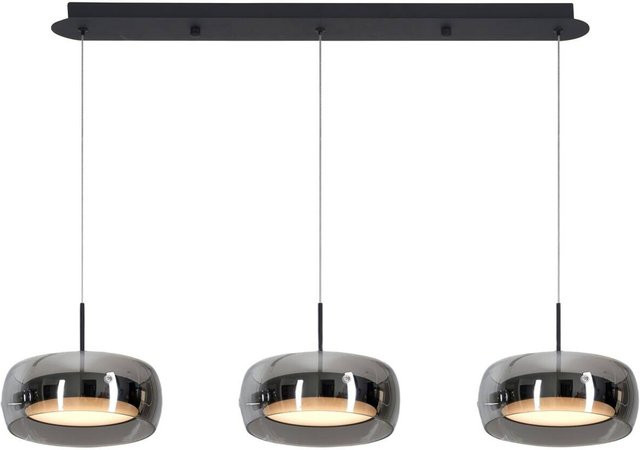 POCOline LED-Pendelleuchte Ole in Schwarz aus Metall und Glas, B/H/T: 20 x 80 x 80 cm - Bild 1