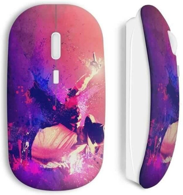 MANIACASE Kabellose Wi-Fi Maus Michael Jackson in Multicolour - Bild 1