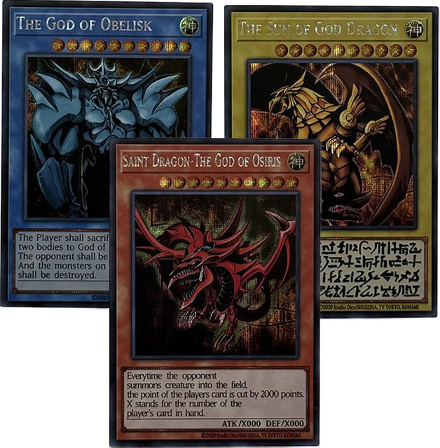 ORICA YUGIOH Yu-Gi-Oh! Sammlung DIY Proxy-Karten Ägyptischer Gott, Set / Bundle - Bild 1