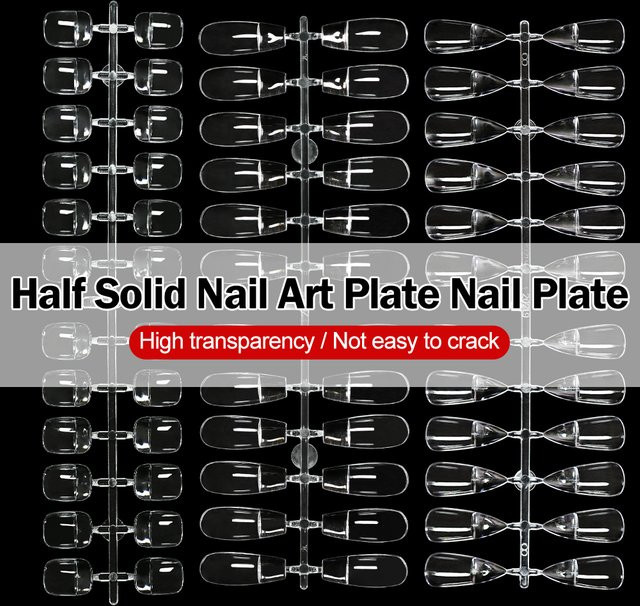 Clou Beaute Nagelverlängerung Acryl-Nägel-Set, Mandelform, 240 Stück, glänzend - Bild 1